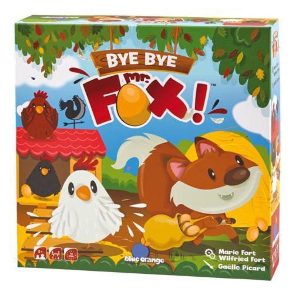 NWOT - Blue Orange Bye Bye Mr. Fox Cooperative Kids Strategy Board Game